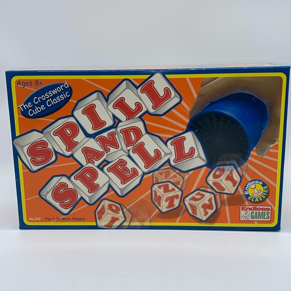 Spill and Spell The Crossword Cube Classic Endless Games 2007